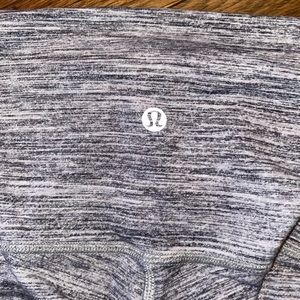 LuluLemon Cropped Gray Leggings